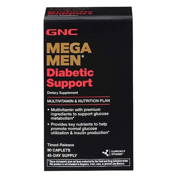 GNC Mega Men Diabetic Support  90 Ct