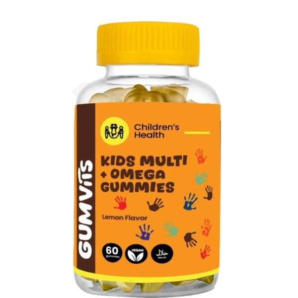 Gumvits Kids Multi + Omega Gummies  60 Ct
