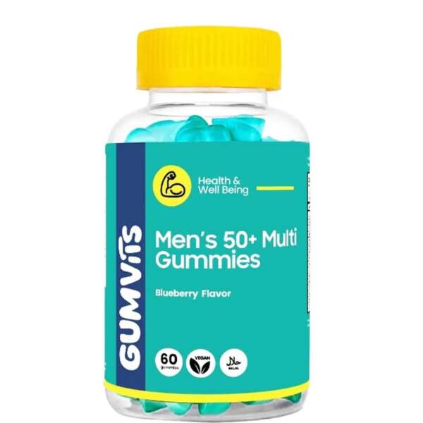 Gumvits Men's 50+ Multi Gummies  60 Ct