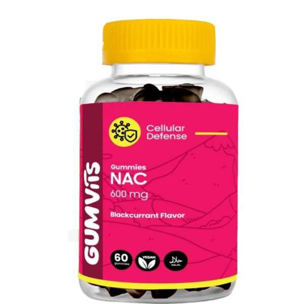 Gumvits NAC 600mg Gummies  60 Ct