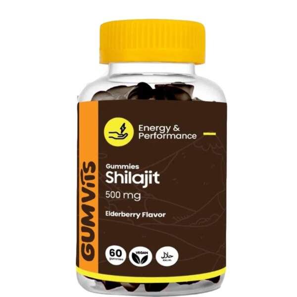 Gumvits Shilajit 500mg Gummies  60 Ct