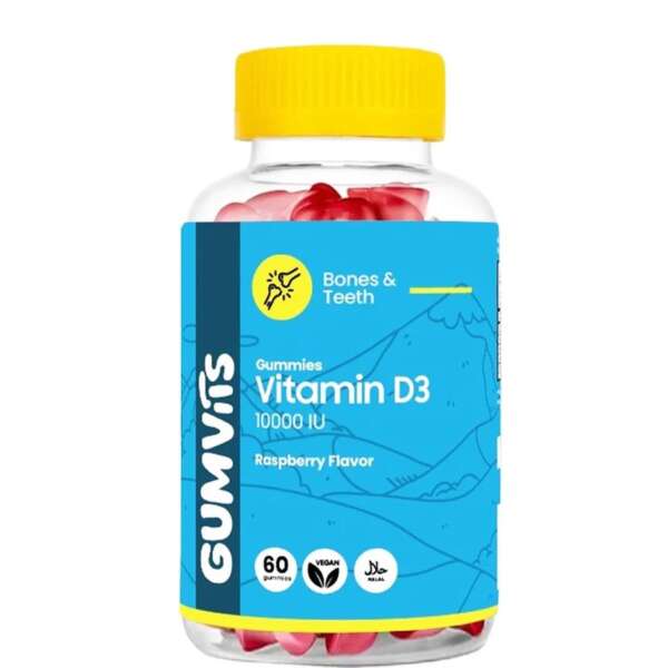 Gumvits Vitamin D3 10000IU Gummies  60 Ct
