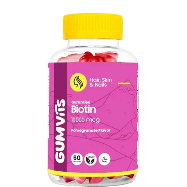Gumvits Biotin 10000mcg Gummies  60 Ct