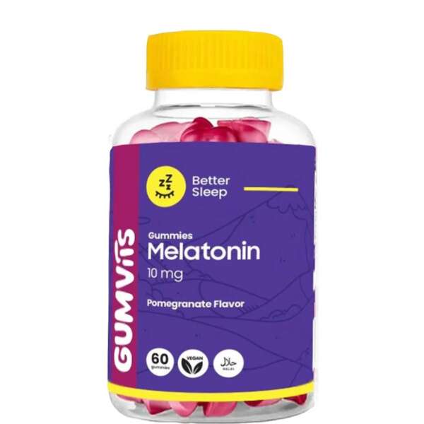 Gumvits Melatonin 10mg Gummies  60 Ct