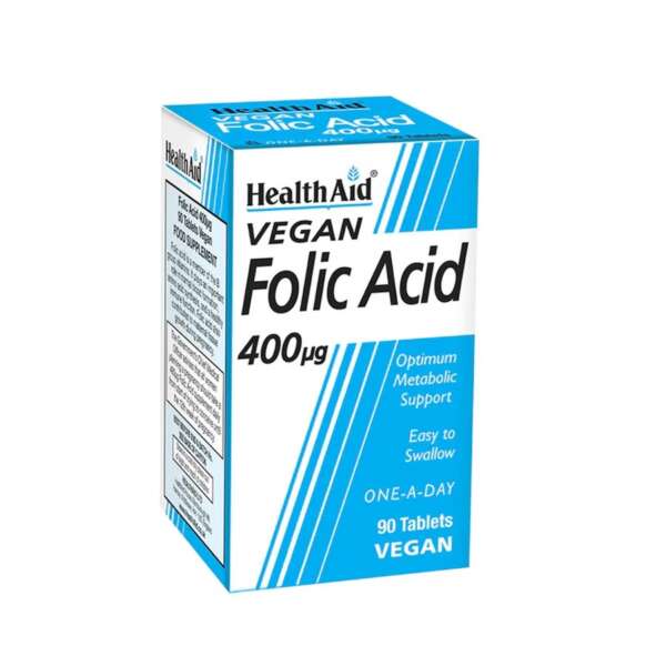 HealthAid Folic Acid 400mcg  90 Ct
