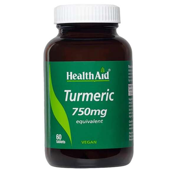 HealthAid Turmeric 750mg  60 Ct
