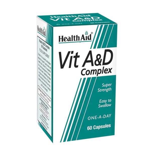 HealthAid Vit A & D Complex  60 Ct