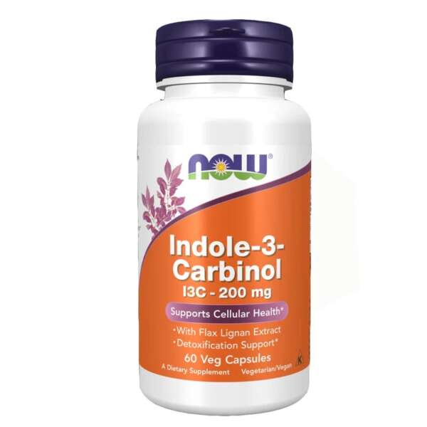 NOW Indole-3-Carbinol (I3C) 200mg  60 Ct