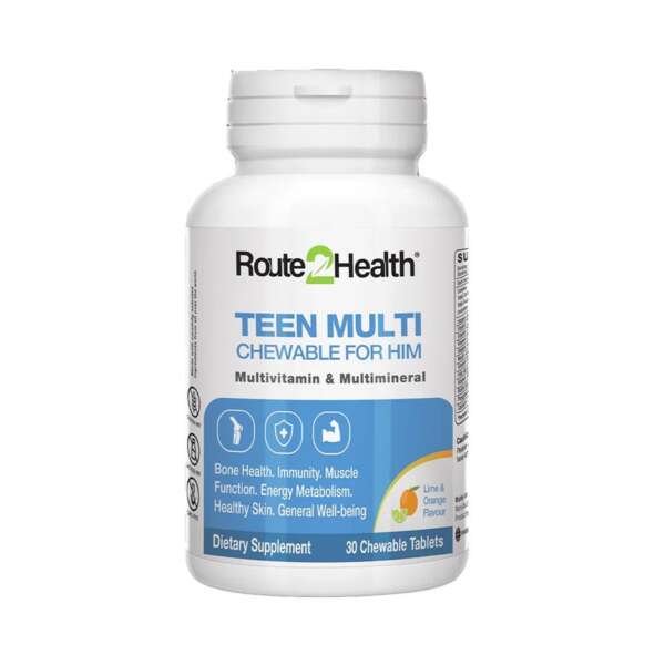 Teen Multi Chewable for Him  30 Ct - Route2Health