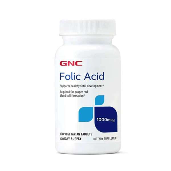 GNC Folic Acid 1000mcg  100 Ct