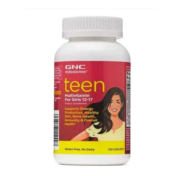 GNC Milestones Teen Multivitamin for Girls 12-17  120 Ct