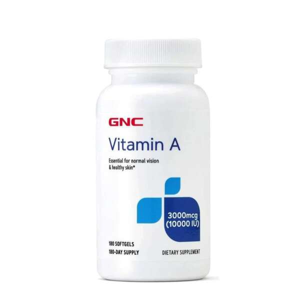 GNC Vitamin A 3000mcg 10000 IU  180 Ct