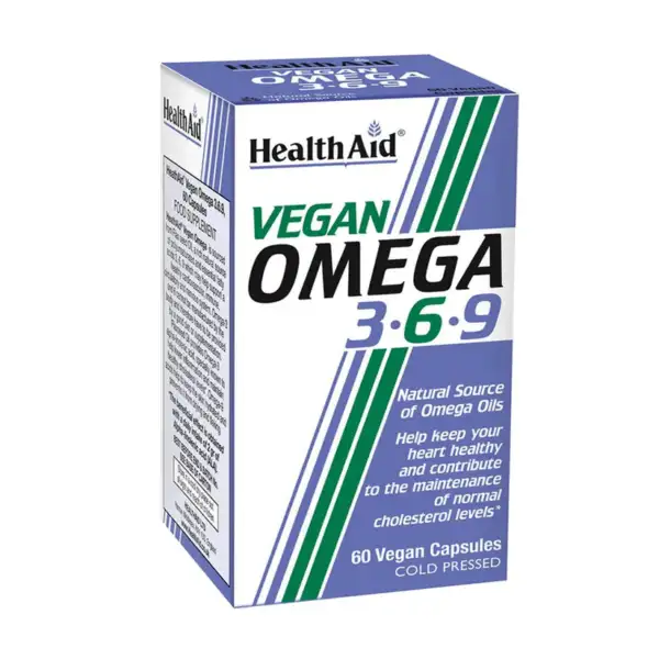 HealthAid Vegan Omega 3-6-9  60 Ct