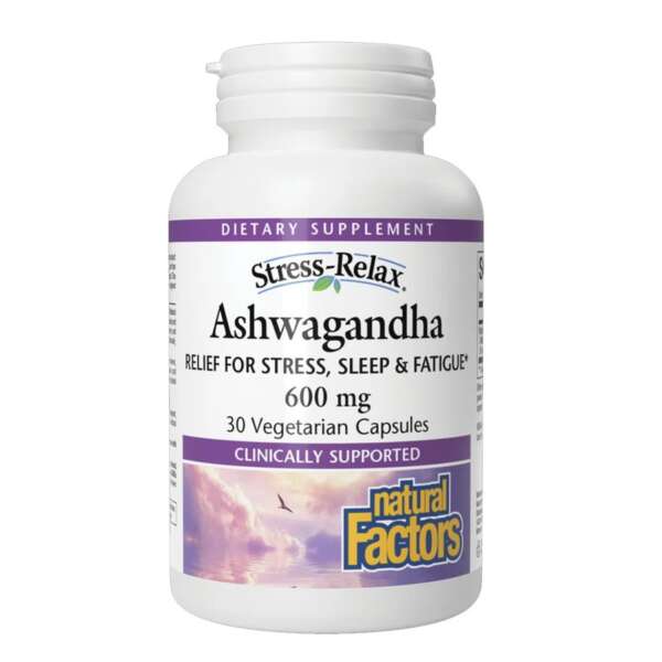 Natural Factors KSM-66 Ashwagandha 600mg 30 Ct