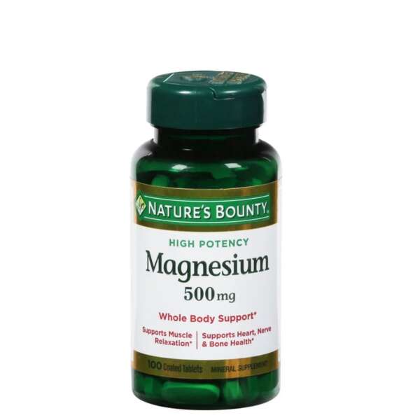 Nature's Bounty Magnesium 500mg 100 Ct