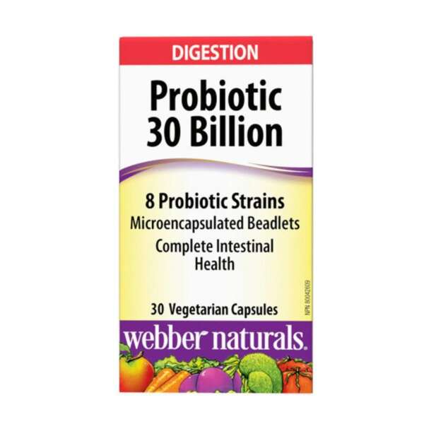 Webber Naturals Probiotic 30 Billion 30 Ct